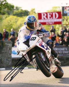 Guy Martin - Sulby Bridge - TT 2015 - 10 x 8 Autographed Picture