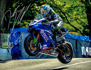 Dean Harrison - Ballaugh Bridge - TT 2023 - 16 x 12 Autographed Picture