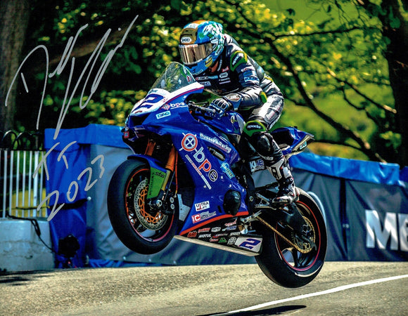 Dean Harrison - Ballaugh Bridge - TT 2023 - 10 x 8 Autographed Picture