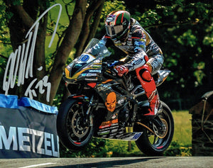 Peter Hickman - Ballaugh Bridge  - TT 2023 - 16 x 12 Autographed Picture