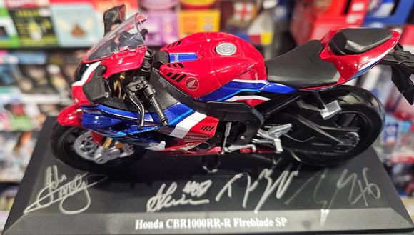 McGuinness / Bridewell / Ryde / Harrison - Autographed 1/12th Scale Replica Honda Fireblade