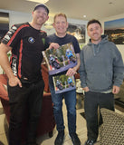Peter Hickman - Lee Johnston - Ballagarey  - TT 2022 - 16 x 12 Autographed Picture