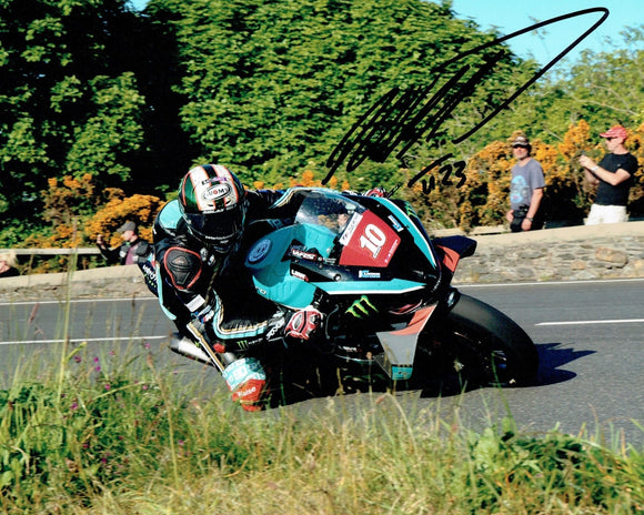 Peter Hickman - Gooseneck  - TT 2023 - 10 x 8 Autographed Picture