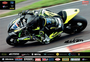 Luke Stapleford - 2024 British SuperSport Championship - A4 Autographed Promotional Poster