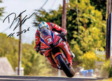 Dean Harrison - Ballagarey - TT 2026 Superbike Winner - 10 x 8 Autographed Picture