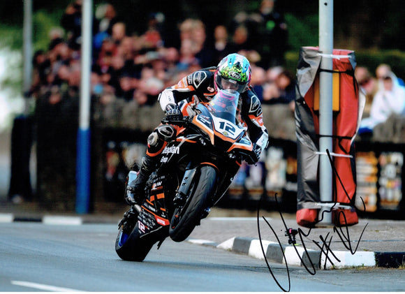 Jamie Coward - St Ninians - TT 2022 - 10 x 8 Autographed Picture