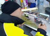Ian Lougher & Keith Amor - Crec Ny Baa - TT 2010 - 16 x 12 Autographed Picture