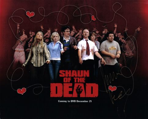 Simon Pegg - Shaun of the dead - 10 x 8 Autographed Picture