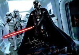Dave Prowse - Darth Vader - Star Wars - 18 x 12 Autographed Picture