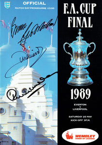 Everton v Liverpool - 1989 F.A. Cup Final Multi Signed Programme