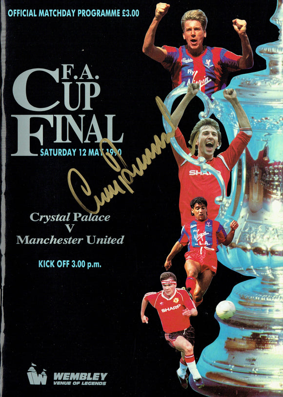 Manchester United v Crystal Palace - 1990 Signed F.A. Cup Final Programme