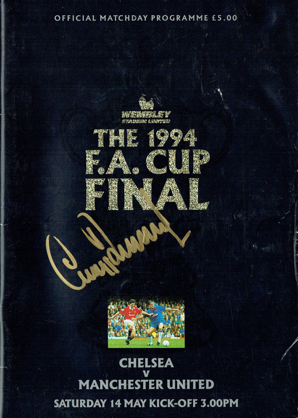 Manchester United v Chelsea - 1994 F.A. Cup Final Signed Programme