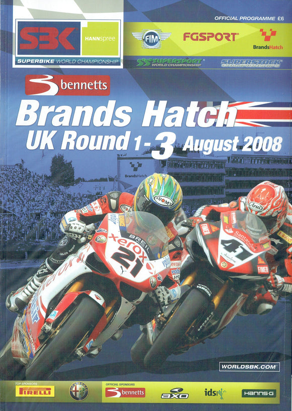 Brands Hatch 2008 - World Superbike Programme