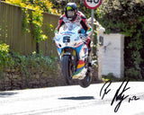 Bruce Anstey - Ballacrie - TT 2014 - 10 x 8 Autographed Picture