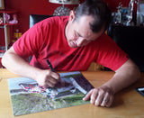 John McGuinness - Gooseneck Approach - TT 2015 - 16 x 12 Autographed Picture