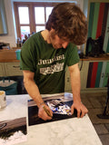 Guy Martin - Greeba Bridge - TT 2012 - 16 x 12 Autographed Picture