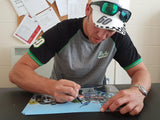 Hickman / Johnston / Cummins / Hutchinson / Harrison / Hillier - Superbike Race - 16 x 12 Autographed Picture