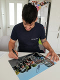 Hickman / Johnston / Cummins / Hutchinson / Harrison / Hillier - Superbike Race - 16 x 12 Autographed Picture