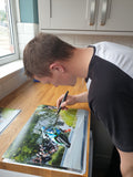 Dean Harrison - Barregarrow - TT 2019 - 16 x 12 Autographed Picture