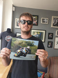 Conor Cummins - Waterworks - TT 2019 - 10 x 8 Autographed Picture