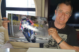 John McGuinness -  Bray Hill - TT 2022  - 16 x 12 Autographed Picture