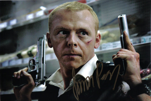 Simon Pegg - Hot Fuzz - 16 x 12 Autographed Picture