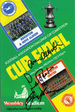 Albiston / McQueen / McGrath - Manchester United - Autographed 1983 F.A.Cup Final Programme