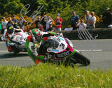 James Hillier & Bruce Anstey - Gooseneck - TT 2016 - 16 x 12 Autographed Picture