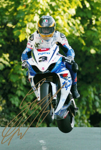 Guy Martin - Ballaugh Bridge - TT 2012 - 16 x 12 Autographed Picture