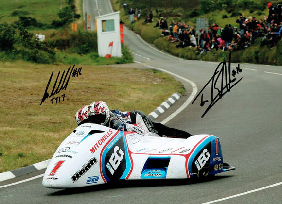 Birchall Brothers - Creg Ny Baa - TT 2017 - 16 x 12 Autographed Picture