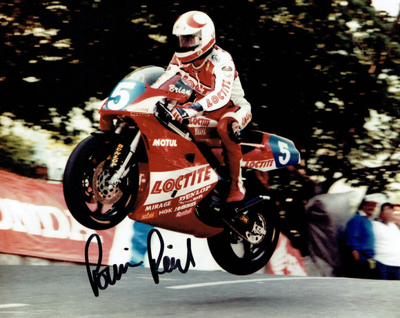Brian Reid - 1993 Junior TT Winner - 10 x 8 Autographed Picture