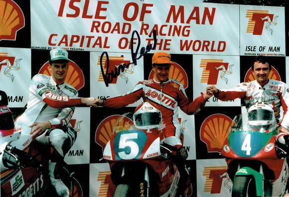 Brian Read - 1993 Junior TT Winner - 12 x 8 Autographed Picture
