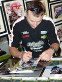 Ian Lougher & Bruce Anstey - Signpost Corner - TT 2006 - 10 x 8 Autographed Picture