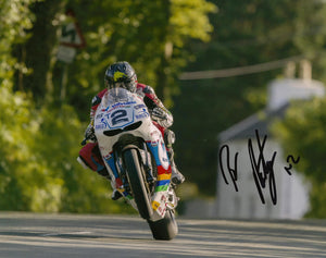 Bruce Anstey - Bishops Court - TT 2016 - 10 x 8 Autographed Picture