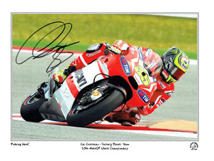 Cal Crutchlow - Moto GP - 16 x 12 Autographed Print