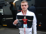 James Wilson - Manchester United - 16 x 12 Autographed Picture