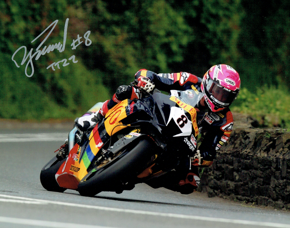 Davey Todd - Crosby - TT 2022 - 10 x 8 Autographed Picture