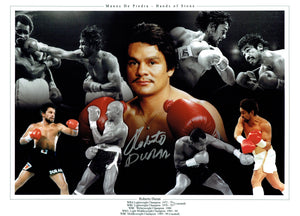Roberto Duran - 16 x 12 Autographed Picture