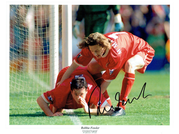 Robbie Fowler - Liverpool - 16 x 12 Autographed Picture