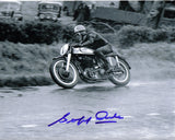 Geoff Duke - Ulster Grand Prix - 10 x 8 Autographed Picture