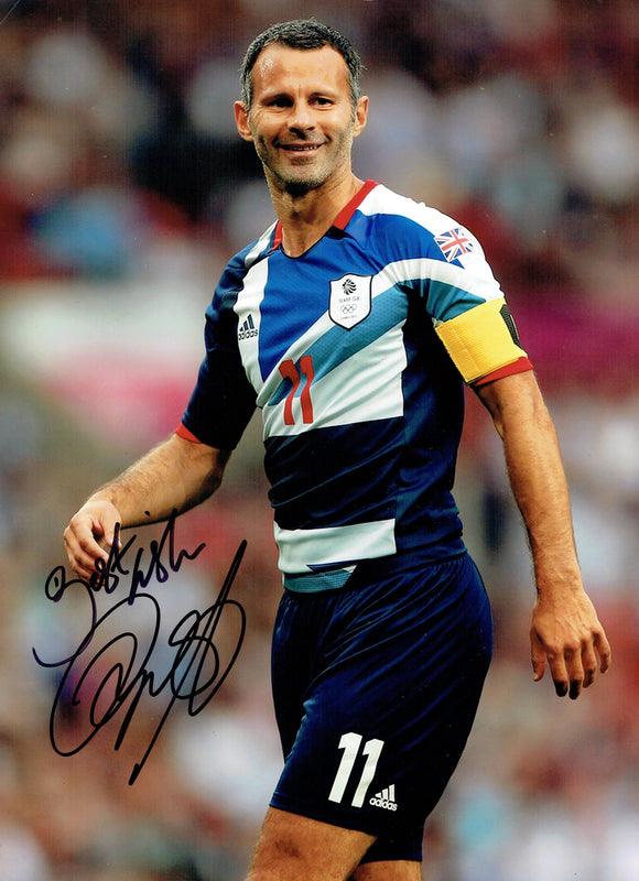 Ryan Giggs - Team GB - 16 x 12 Autographed Picture