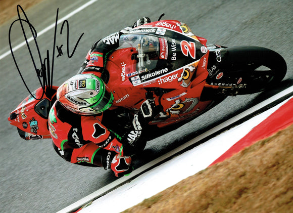 Glenn Irwin - British Superbikes 2018 - 16 x 12 Autographed Picture