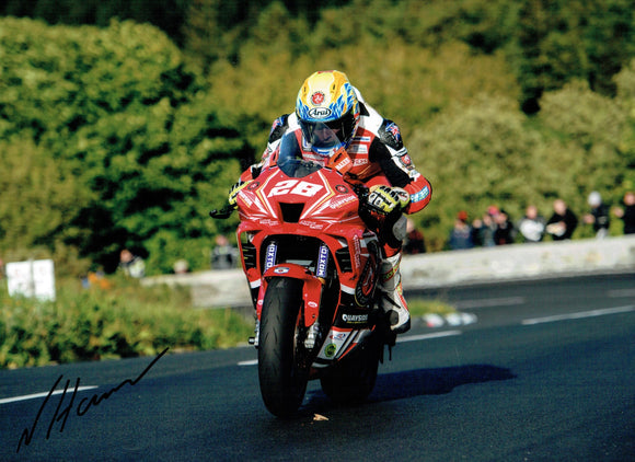 Nathan Harrison - Gooseneck - TT 2022 - 16 x 12 Autographed Picture