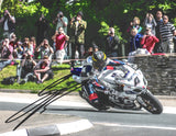 Guy Martin - Governors Bridge - TT 2014 - 10 x 8 Autographed Picture