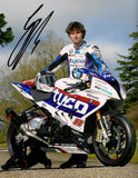 Guy Martin - Tyco BMW Promo - TT 2015 -10 x 8 Autographed Picture