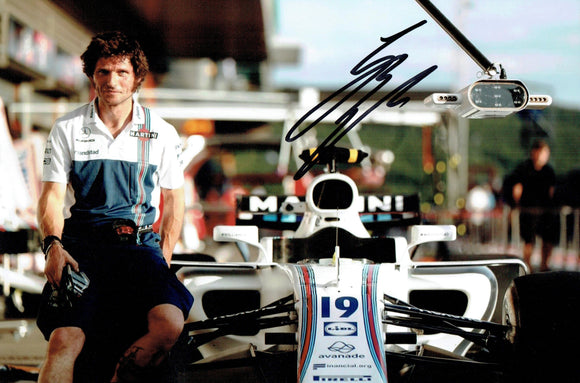Guy Martin - Williams F1 B - 2017 - 12 x 8 Autographed Picture