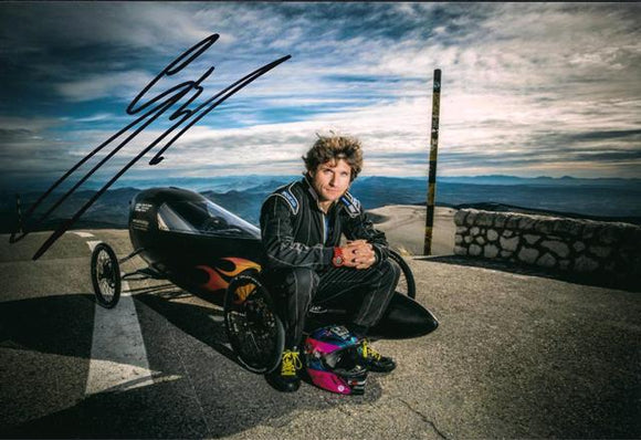 Guy Martin - Go Cart - Speed - 10 x 8 Autographed Picture