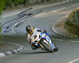 Guy Martin - Greeba Castle - TT 2013 - 10 x 8 Autographed Picture