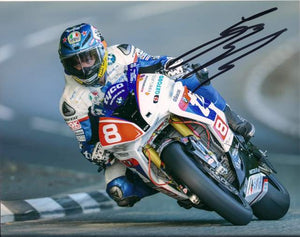 Guy Martin - Greeba Castle - TT 2015 -16 x 12 Autographed Picture