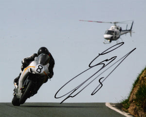 Guy Martin - Kates Cottage - TT 2010 - 10 x 8 Autographed Picture